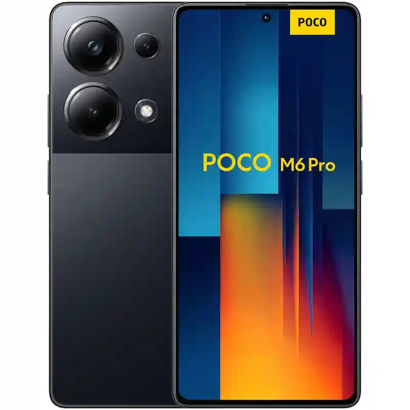 گوشی موبایل شیائومی مدل Poco M6 Pro دو سیم کارت ظرفیت 256 گیگابایت و رم 8 گیگابایت رنگ مشکی